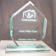 Crystal Glass Hexagon