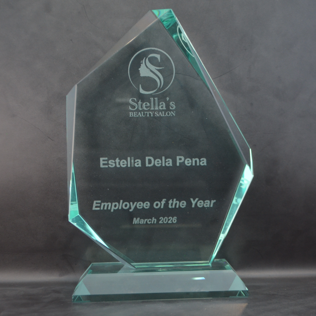 Crystal Jade Glass Sail 220mm