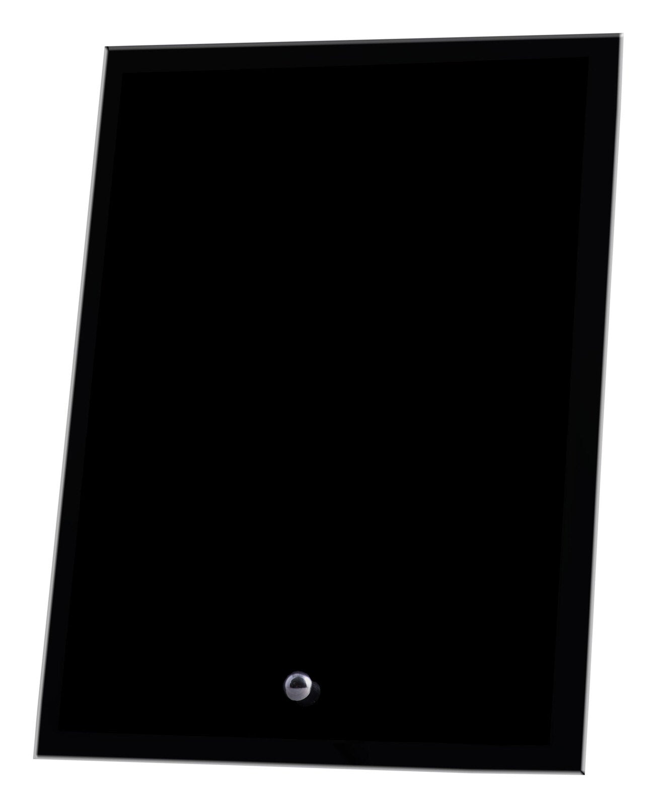 Laser Glass Rectangle Black Black