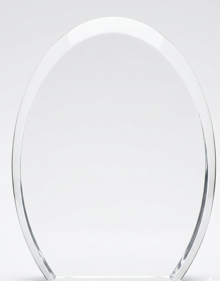 Acrylic Oval 155mm - Recognition 6000 Oval Small Trophy