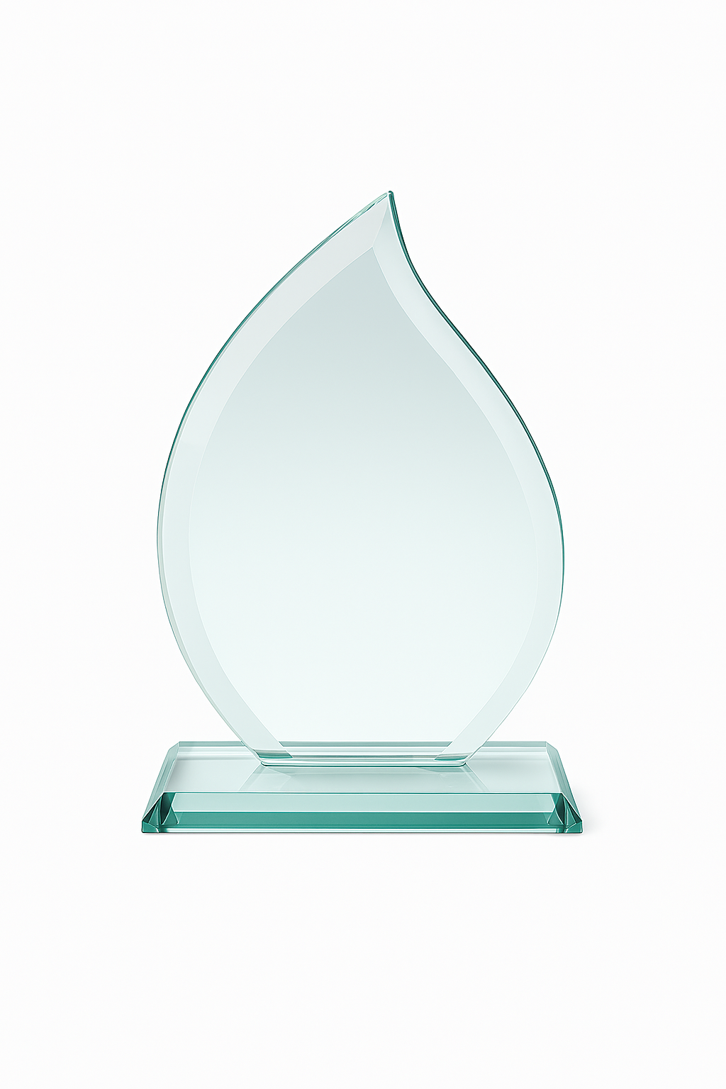 Crystal Jade Glass Teardrop