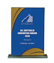 Glass-Blue/Gold Blue-Gold