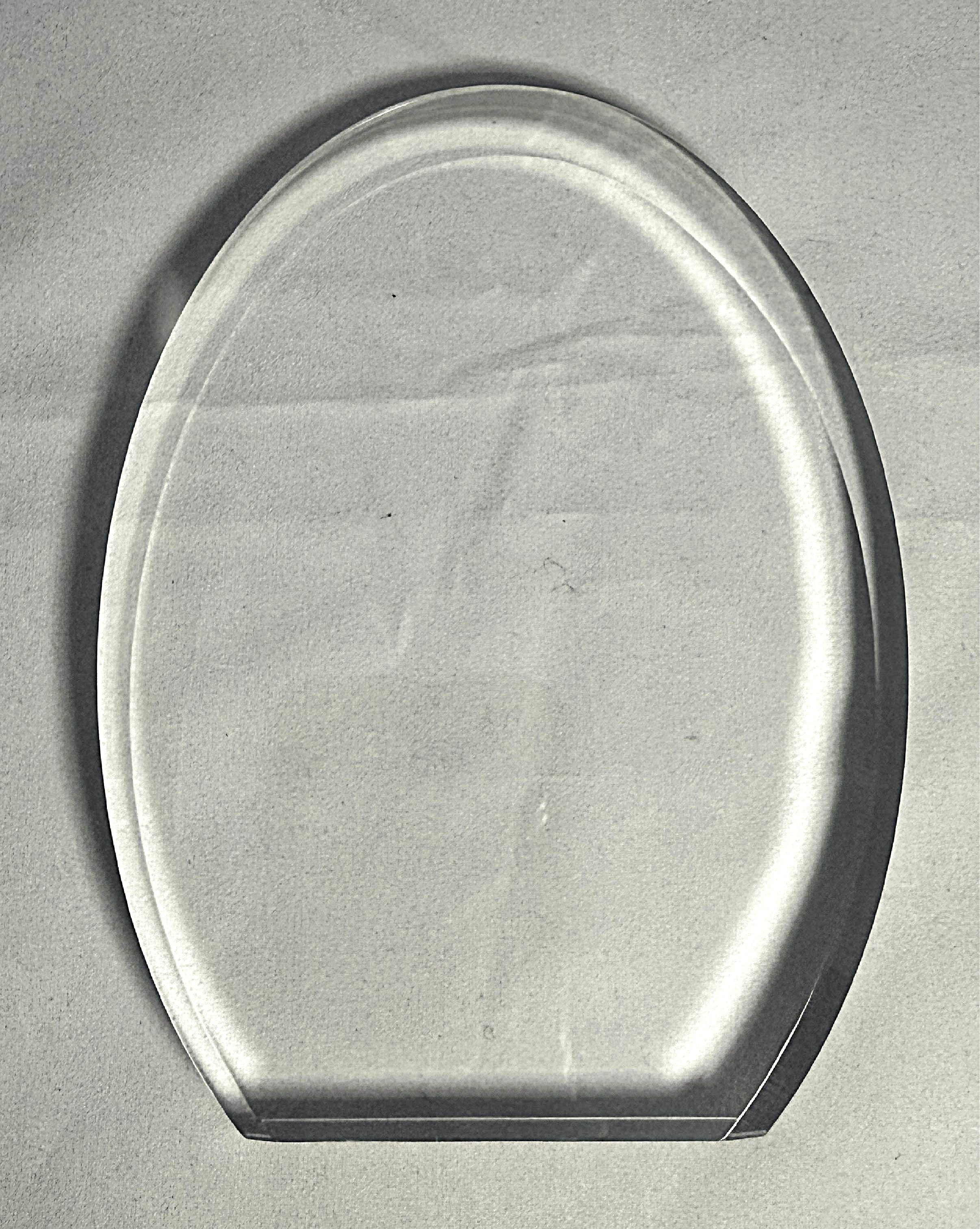 Acrylic Oval 155mm - Recognition 6000 Oval Small Trophy