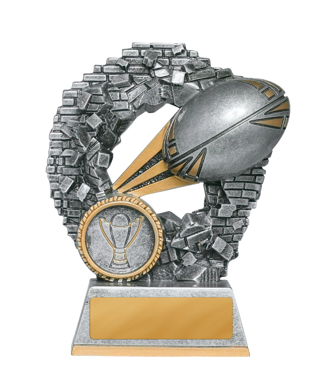 Mykanos Series - Rugby Antique Silver