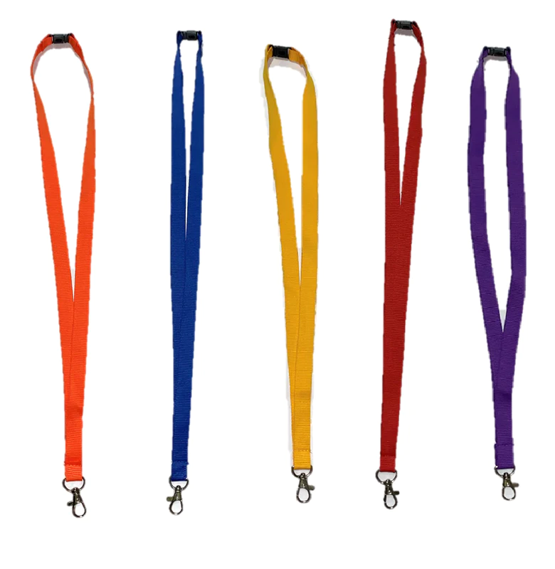 Plain Ribbed Lanyards