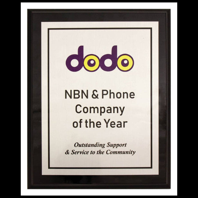 Colour Plaque - Silver