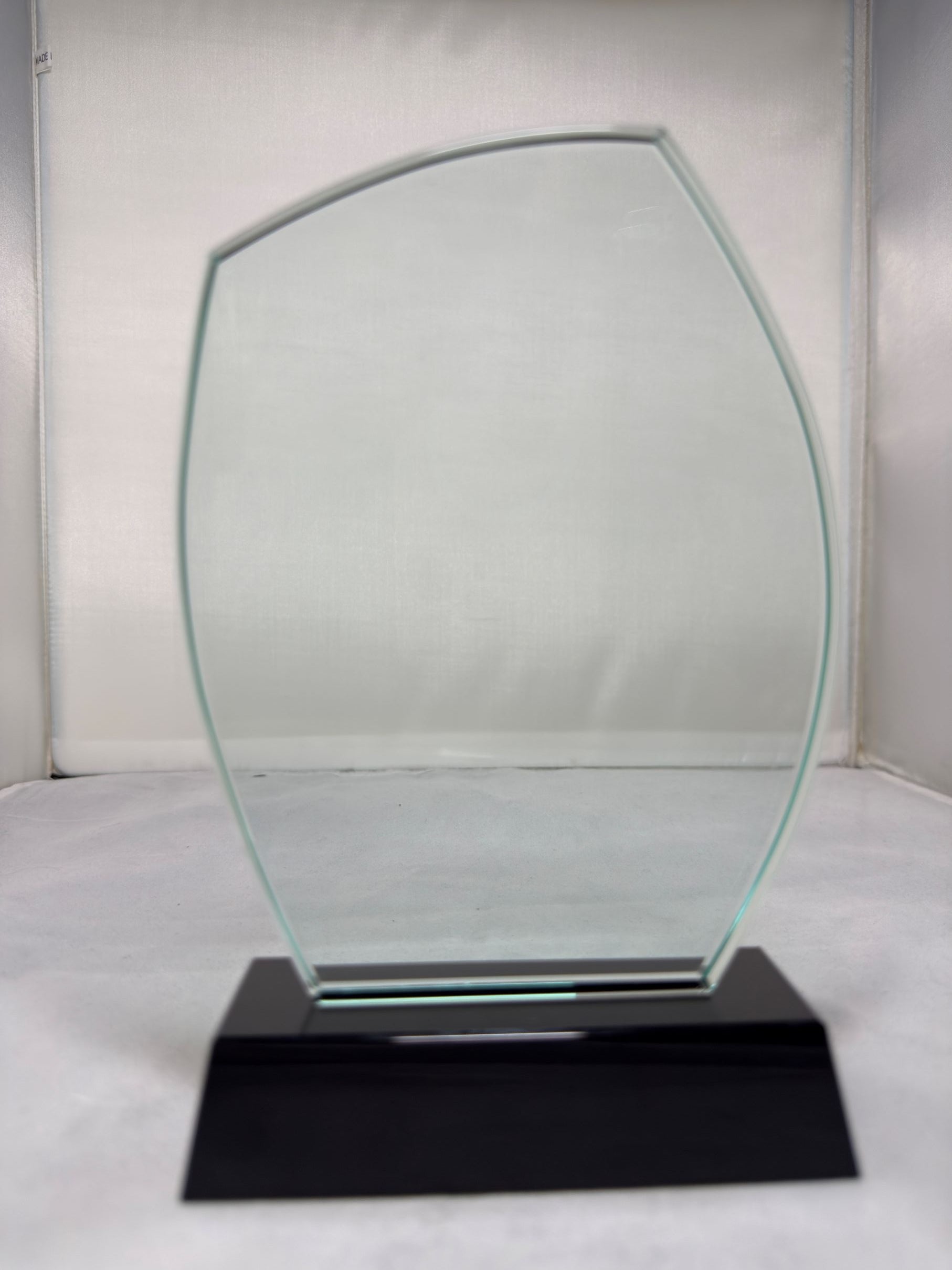 Crystal Glass Teardrop - Black Base