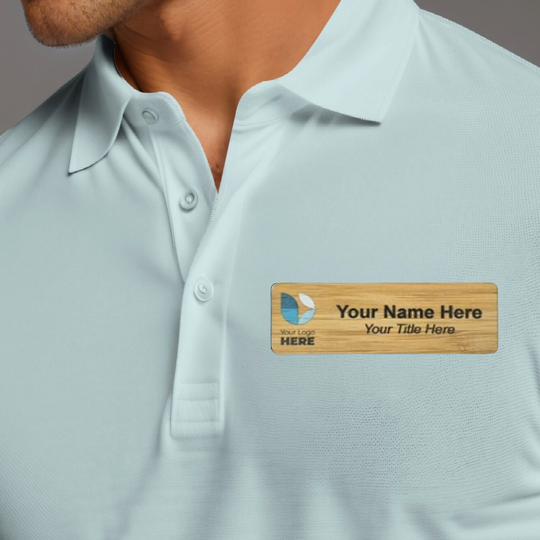 Eco-Friendly Bamboo Name Badges