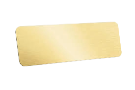 Gold Metallic Name Badge