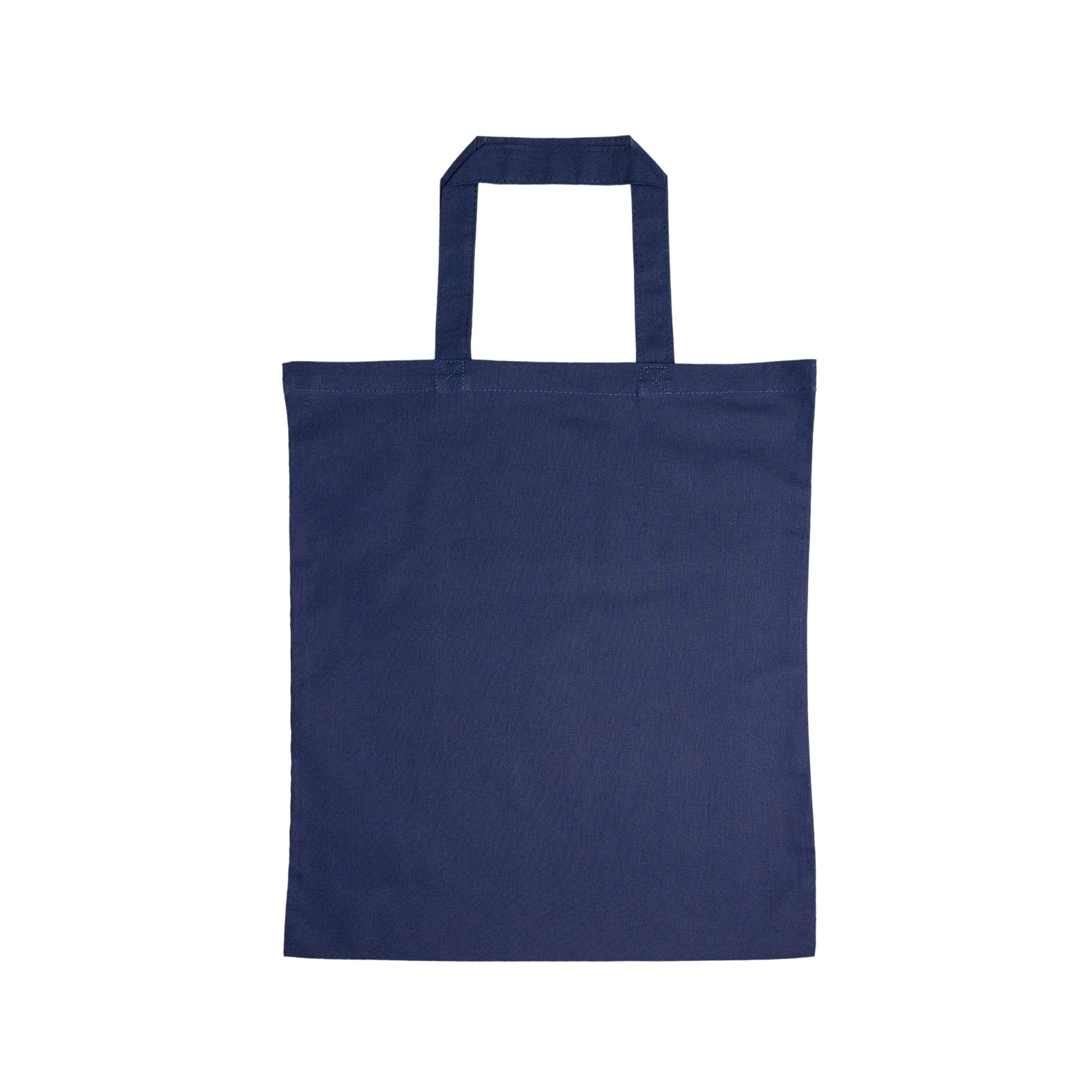 Coloured Cotton Short Handle Tote Bag