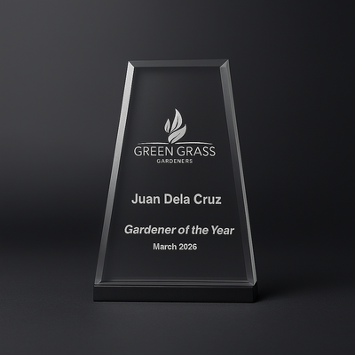 Acrylic Obelisk Recognition award