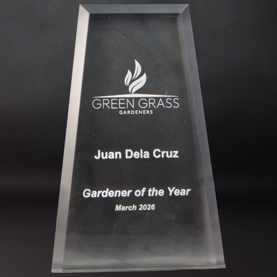 Acrylic Obelisk Recognition award