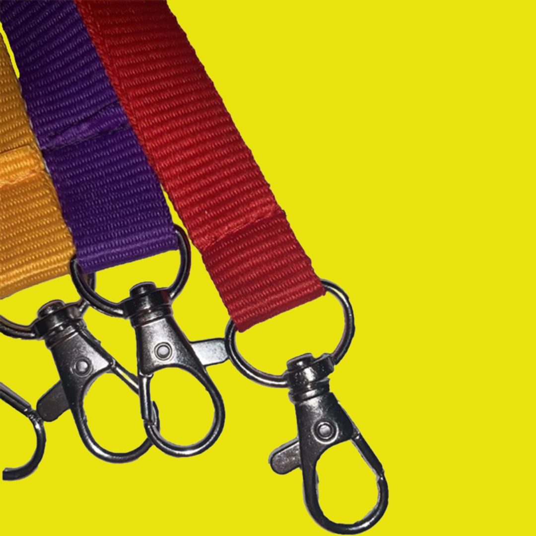 Plain Ribbed Lanyards