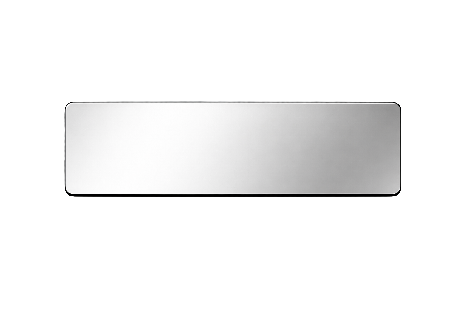 Silver Metallic Name Badge