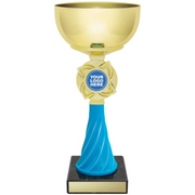 Turquoise Spiral Cup