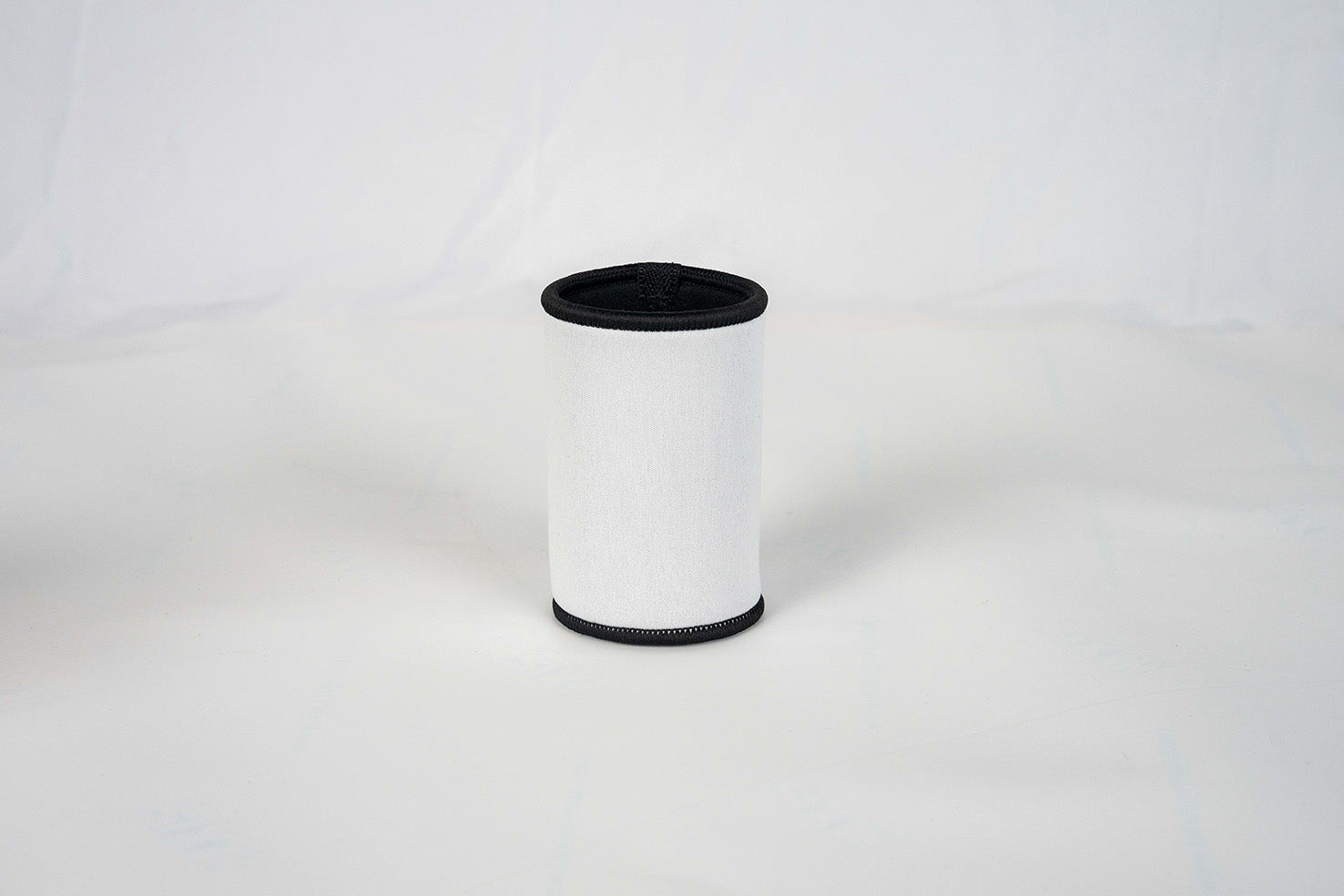 can cooler with black top on a white background