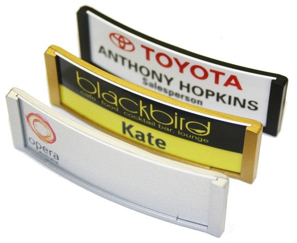 Curved Reusable Badge