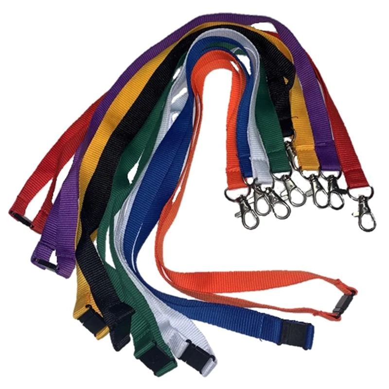 Plain Ribbed Lanyards