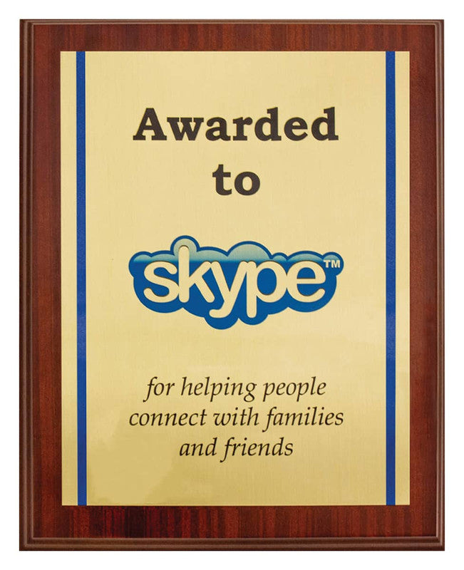 Colour Plaque - Gold