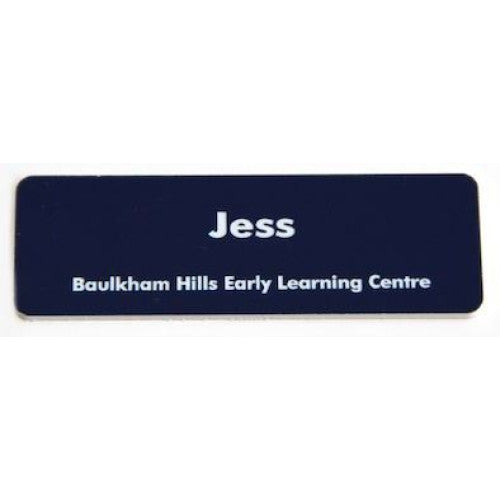 Engraved name badge